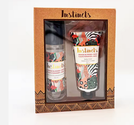 Natural Body Lotion & Mist Gift Set