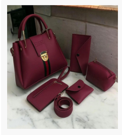 5 piece hand bag set