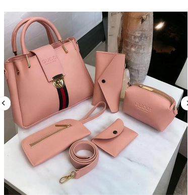 5 piece hand bag set