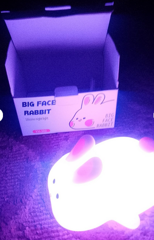 silicon rabbit lamp